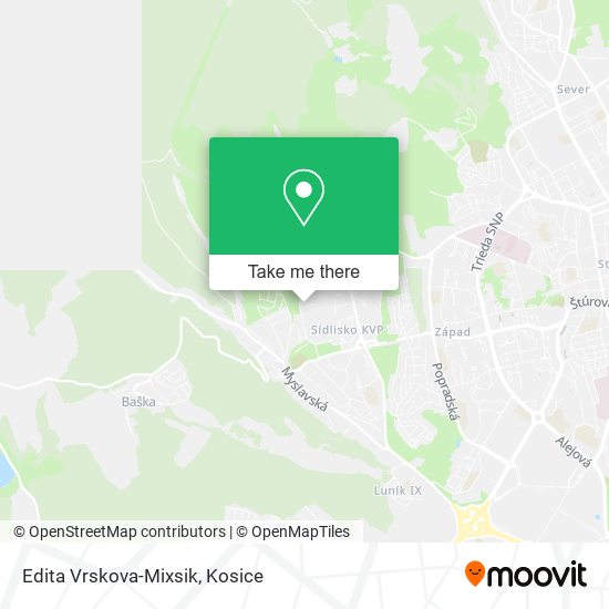 Edita Vrskova-Mixsik map