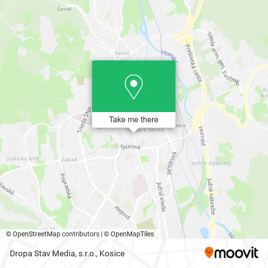 Dropa Stav Media, s.r.o. map