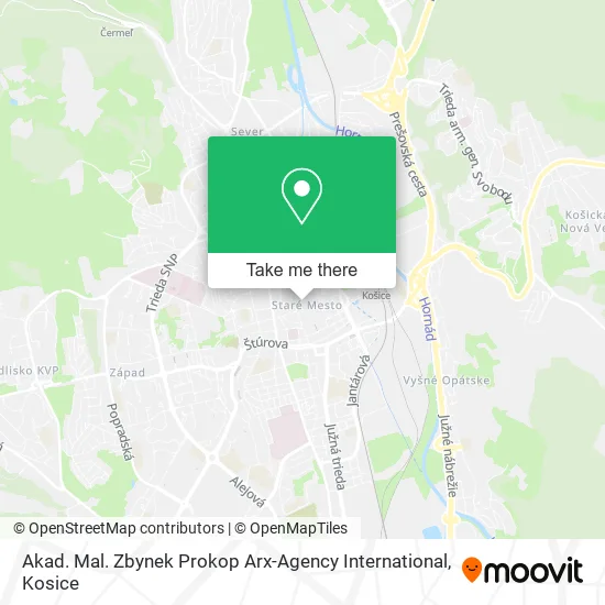 Akad. Mal. Zbynek Prokop Arx-Agency International map