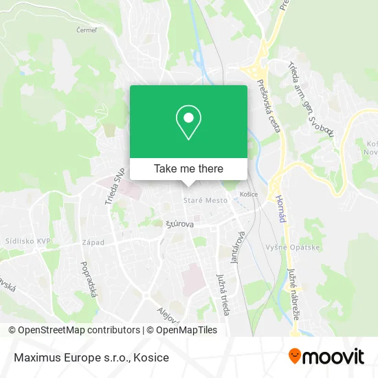 Maximus Europe s.r.o. map