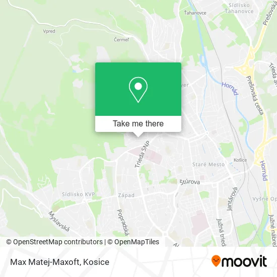 Max Matej-Maxoft map