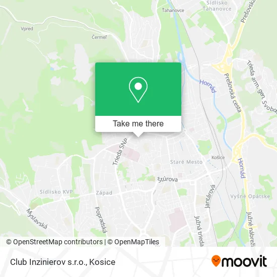 Club Inzinierov s.r.o. map