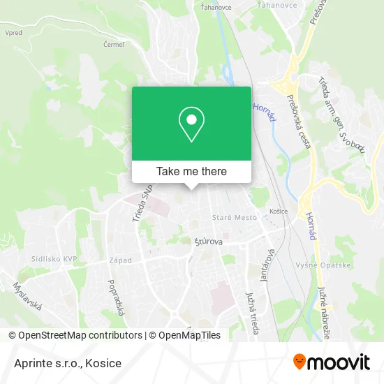 Aprinte s.r.o. map