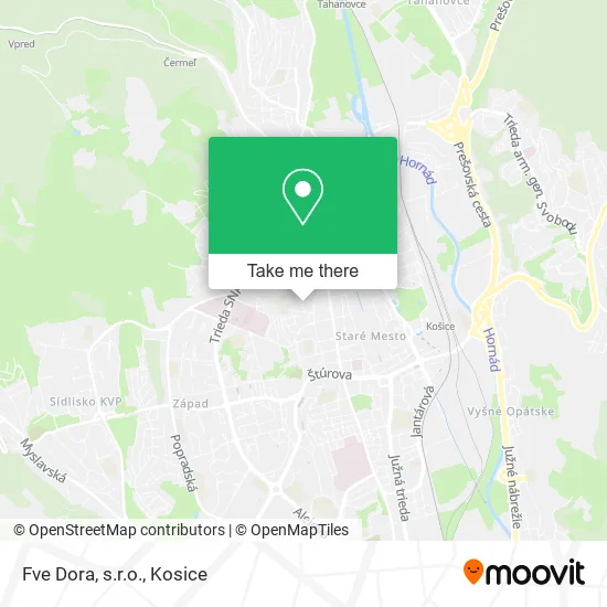 Fve Dora, s.r.o. map
