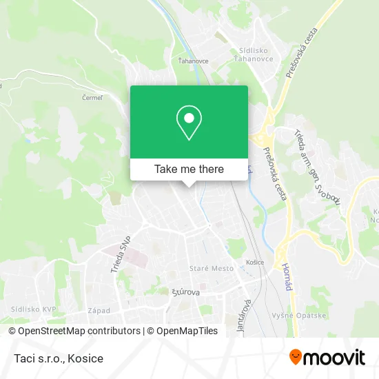 Taci s.r.o. map