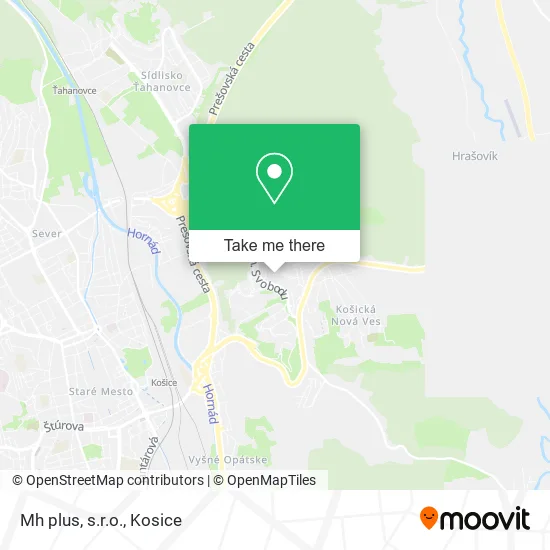 Mh plus, s.r.o. map