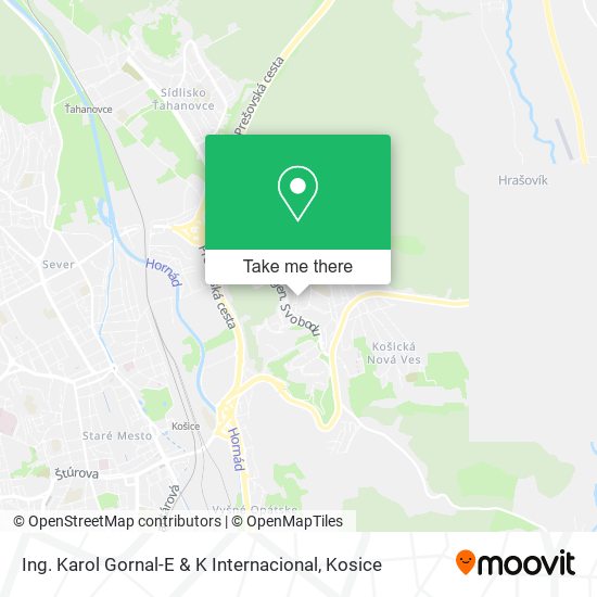 Ing. Karol Gornal-E & K Internacional map