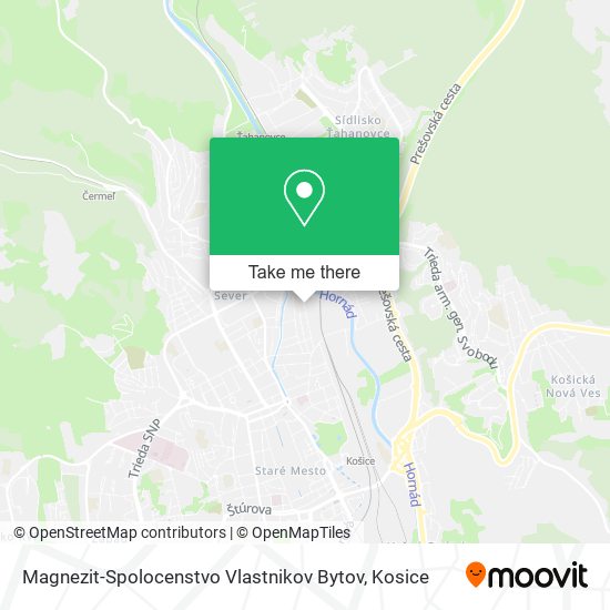 Magnezit-Spolocenstvo Vlastnikov Bytov map