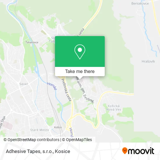 Adhesive Tapes, s.r.o. map