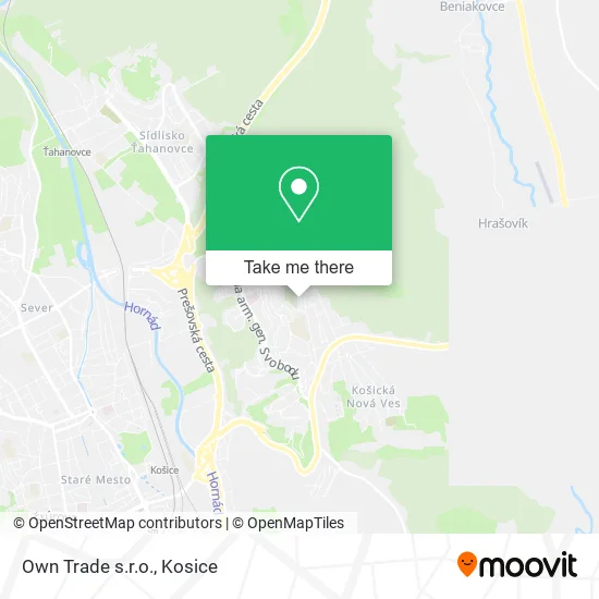 Own Trade s.r.o. map