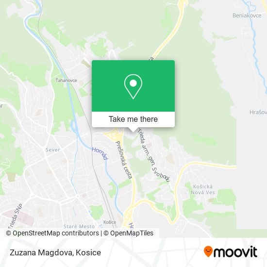 Zuzana Magdova map