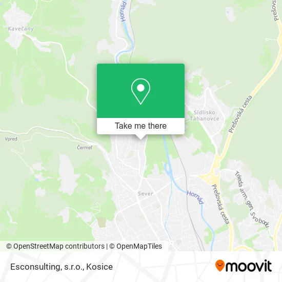 Esconsulting, s.r.o. map