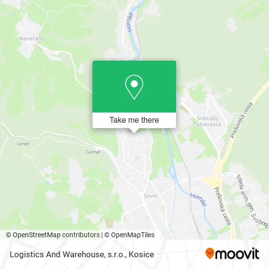 Logistics And Warehouse, s.r.o. map