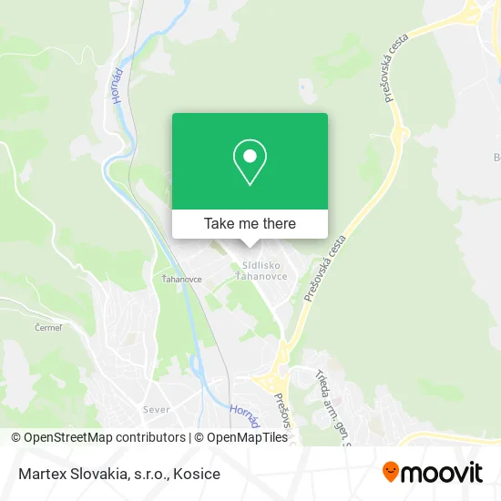 Martex Slovakia, s.r.o. map
