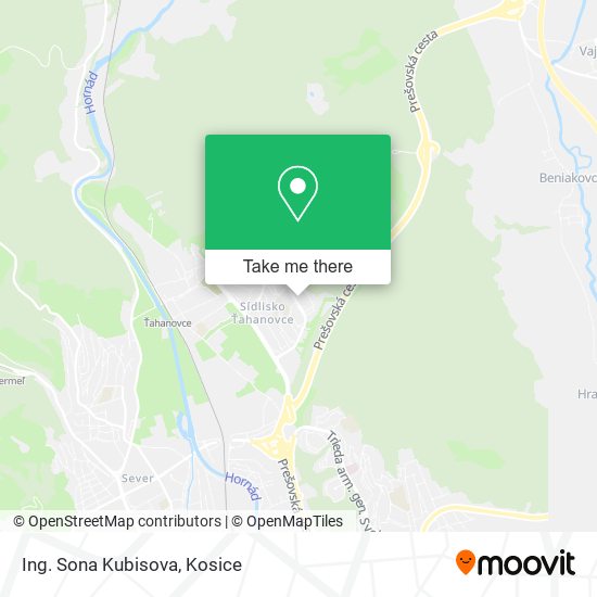 Ing. Sona Kubisova map