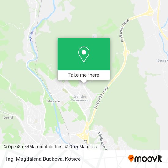 Ing. Magdalena Buckova map