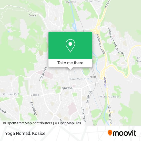 Yoga Nomad map