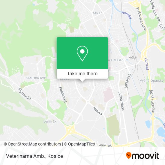 Veterinarna Amb. map