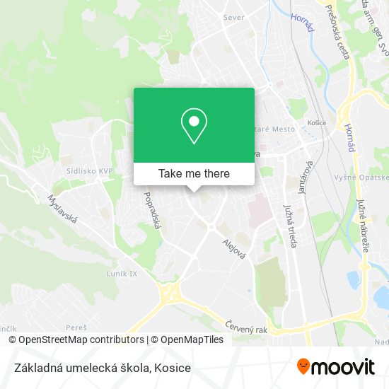 Základná umelecká škola map