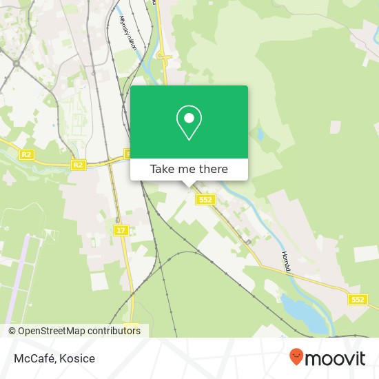 McCafé map