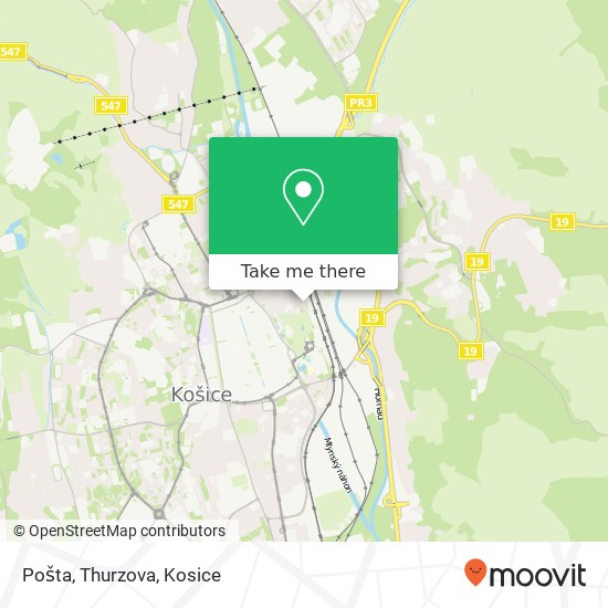 Pošta, Thurzova map