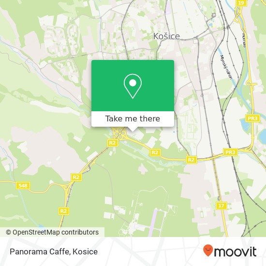 Panorama Caffe map