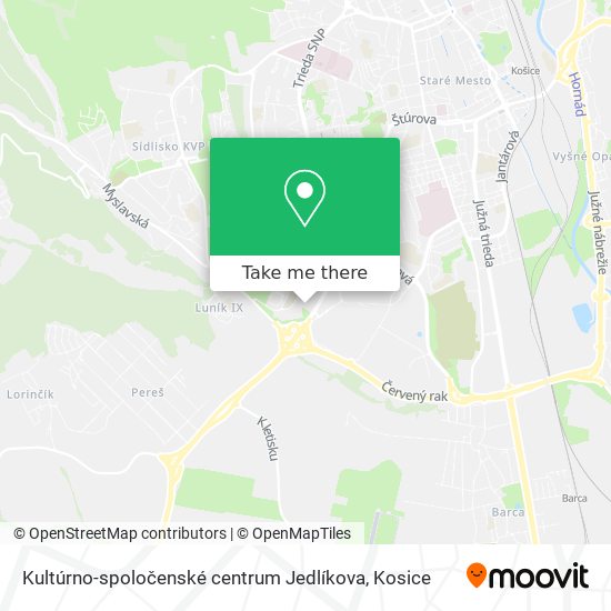 Kultúrno-spoločenské centrum Jedlíkova map