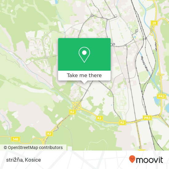 strižňa map