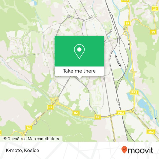 K-moto map