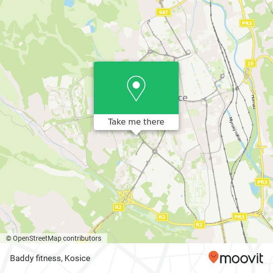 Baddy fitness map