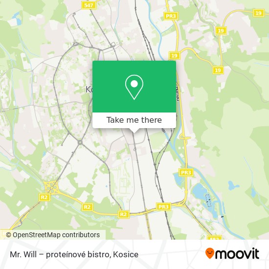 Mr. Will – proteínové bistro map