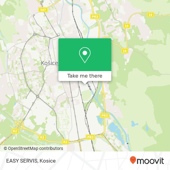 EASY SERVIS map