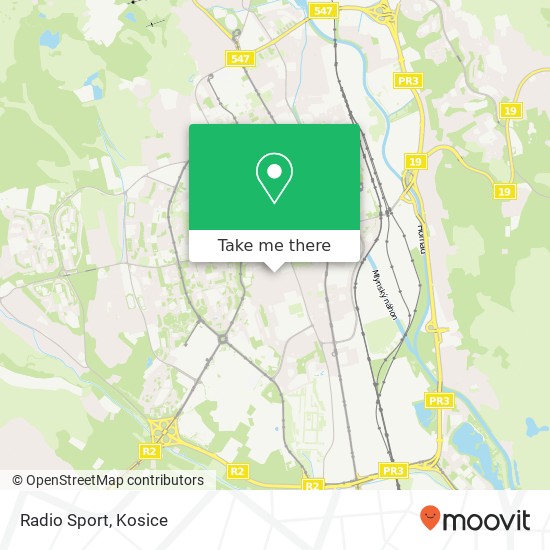 Radio Sport map