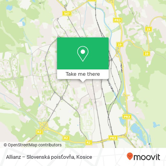 Allianz – Slovenská poisťovňa map