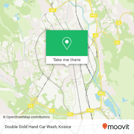 Double Gold Hand Car Wash map