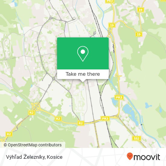 Výhľad Železníky map