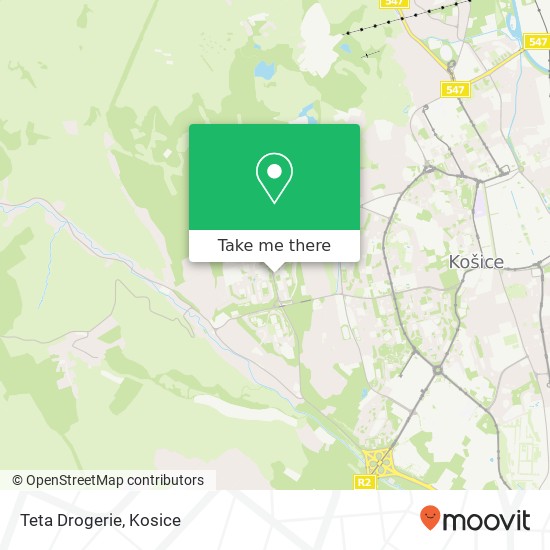 Teta Drogerie map