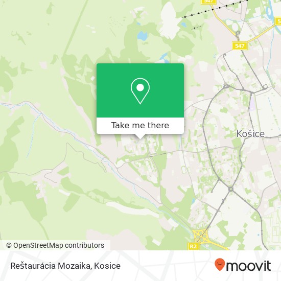 Reštaurácia Mozaika map