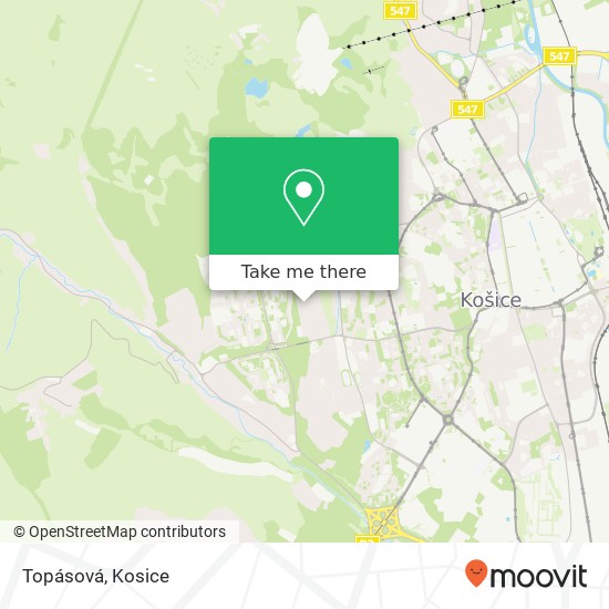 Topásová map