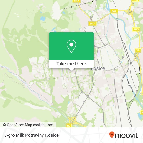 Agro Milk Potraviny map