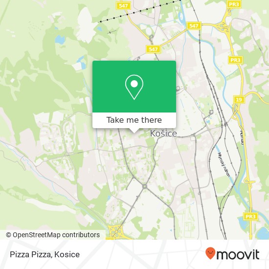 Pizza Pizza map