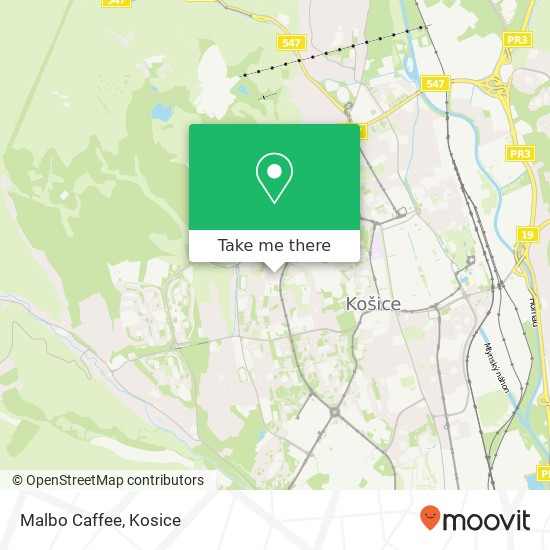 Malbo Caffee map