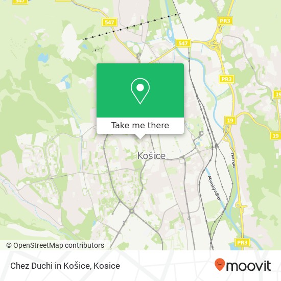 Chez Duchi in Košice map