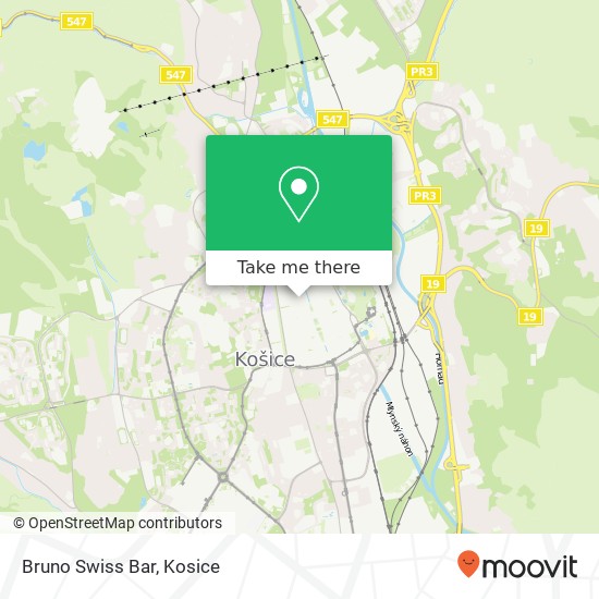 Bruno Swiss Bar map