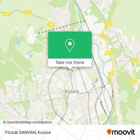 Fitclub SANVAN map