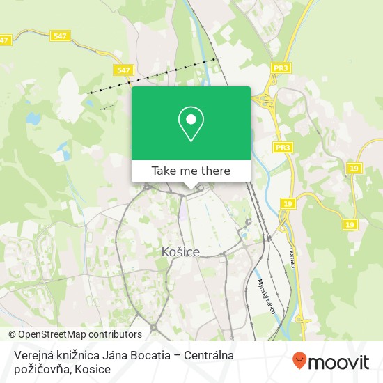 Verejná knižnica Jána Bocatia – Centrálna požičovňa map