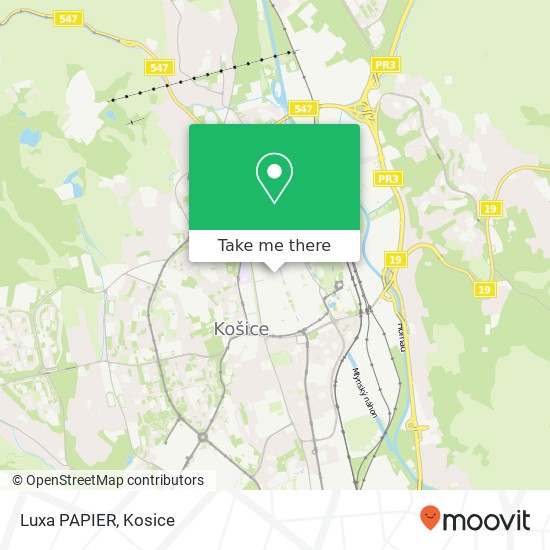 Luxa PAPIER map