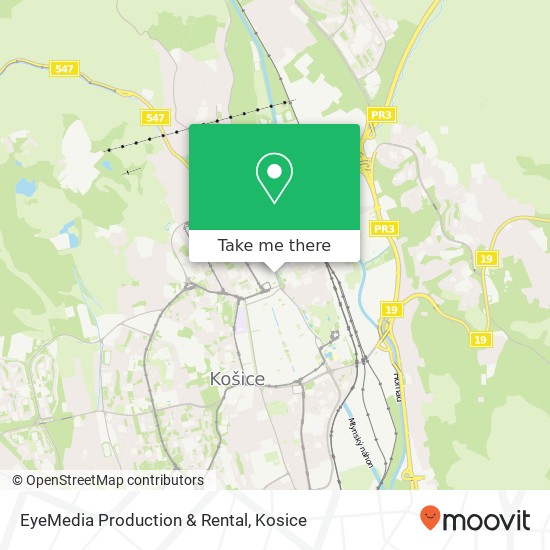 EyeMedia Production & Rental map