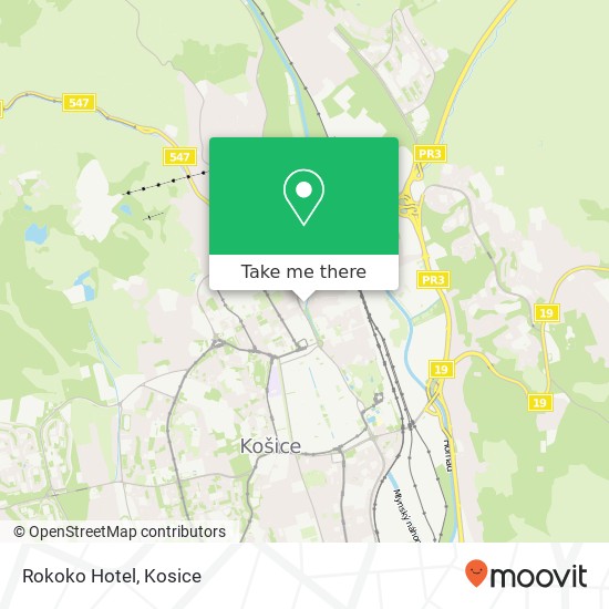 Rokoko Hotel map