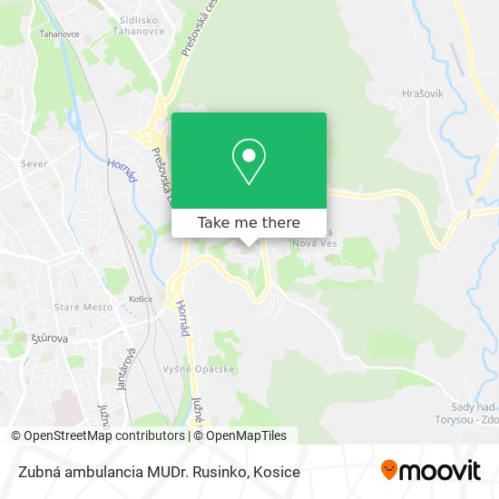 Zubná ambulancia MUDr. Rusinko map